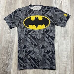 Under Armour UA Alter Ego Batman Shirt‎ Men Small Gray T-Shirt Compression